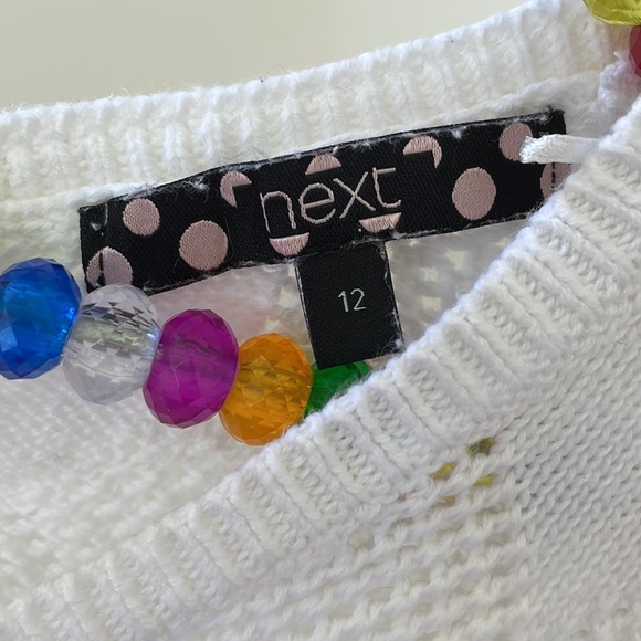 🤍 HEART knitted 3/4 sleeve jumper - Picture 3 of 9